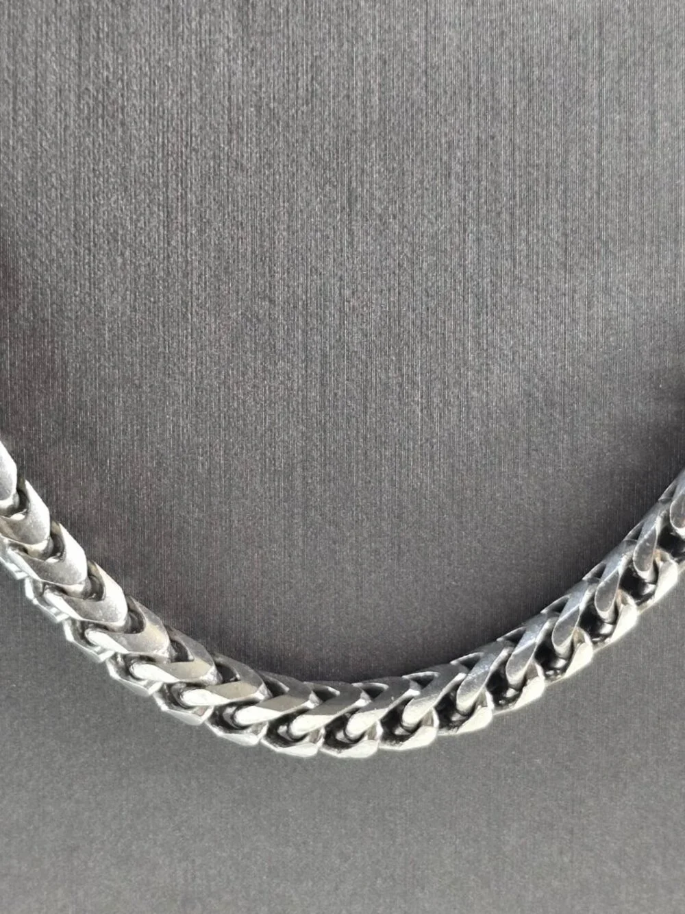 Mens Heavy Sterling Silver Chain Necklace 117.3g E5546